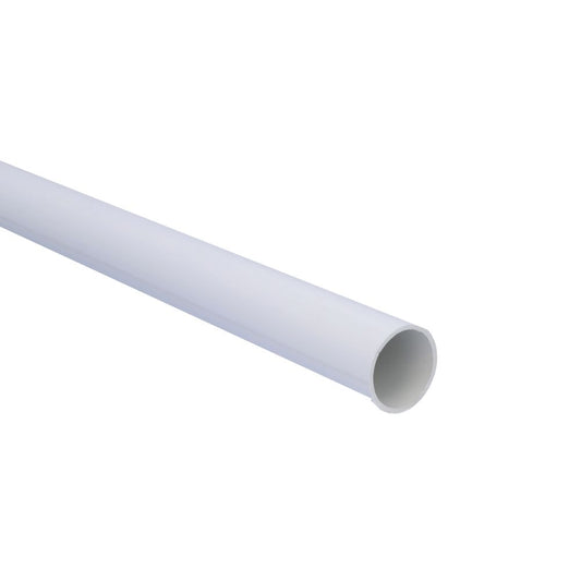 WASTE PIPE 3M LGTH 40mm WHITE BRIGHT