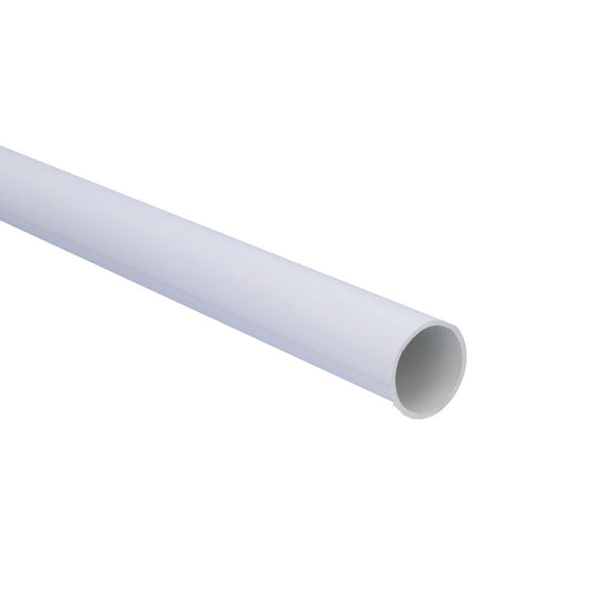 WASTE PIPE 3M LGTH 50mm WHITE BRIGHT