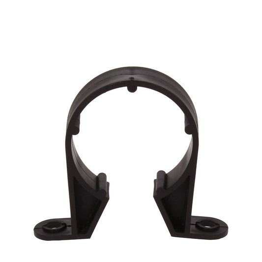 PIPE CLIPS 40MM BLACK